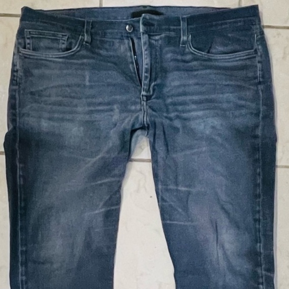 Men’s Joe’s Jeans THE BRIXTON Straight & Narrow Soft Navy Tapered Jeans 40/32